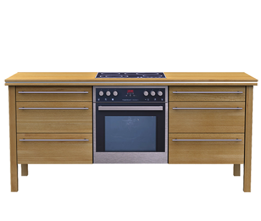 Kochinsel I2.1-195 Buche