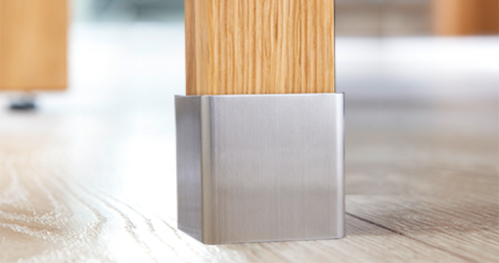 Set 4 Edelstahlstulpen